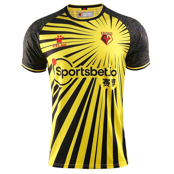 Tailandia Camiseta Watford 1ª Kit 2020 2021 Amarillo